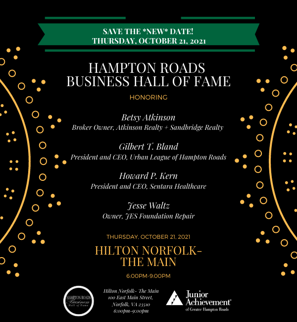Hampton Roads Business Hall of Fame Junior Achievement of Greater Hampton Roads